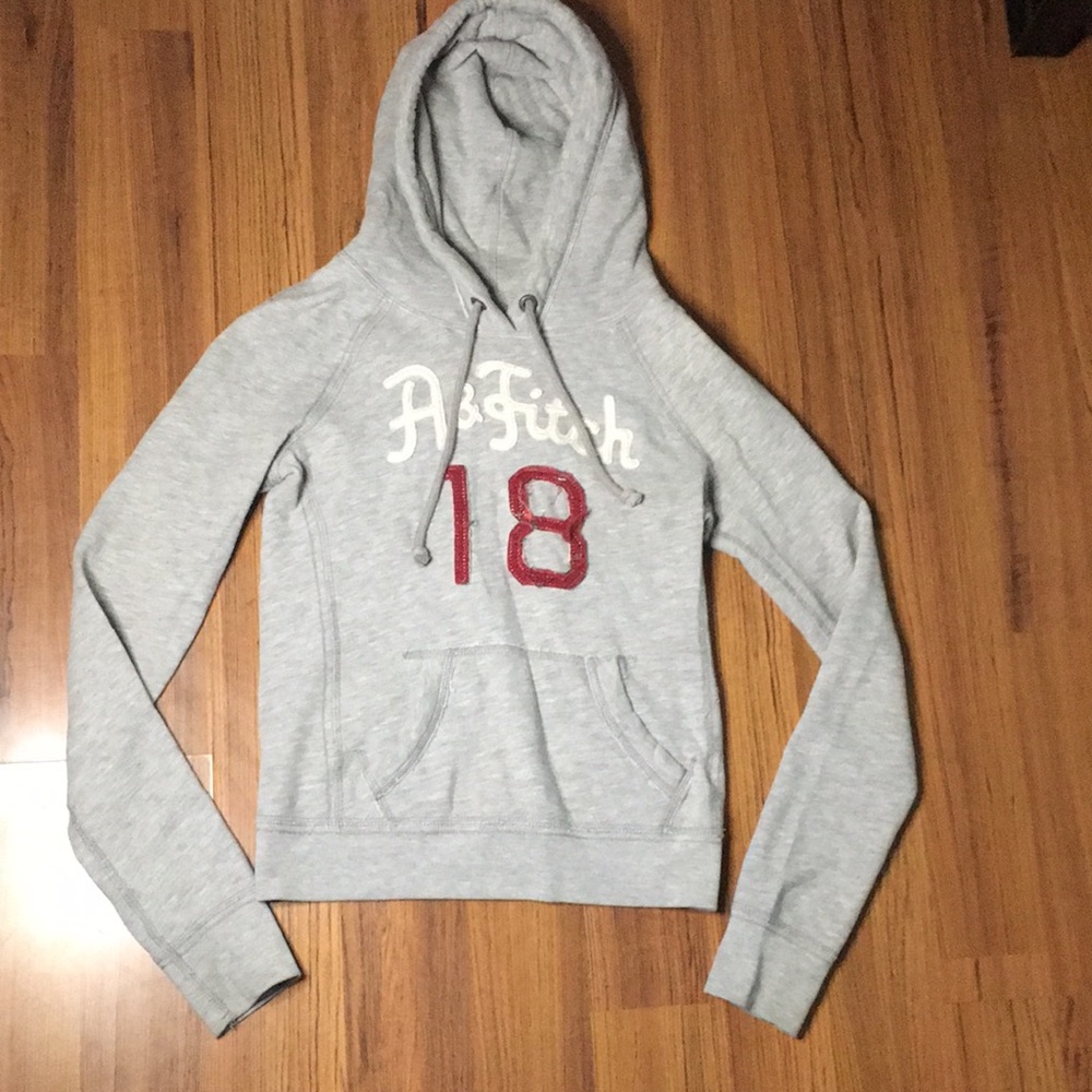 Abercrombie & Fitch grey hoodie